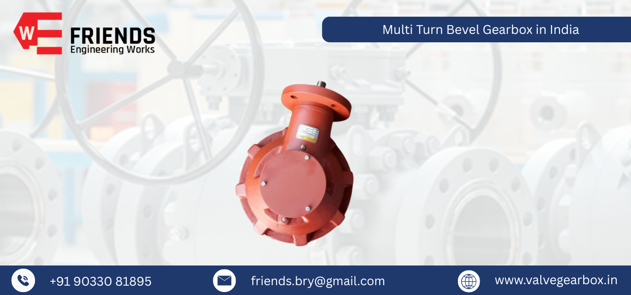 Multi Turn Bevel Gearbox in India